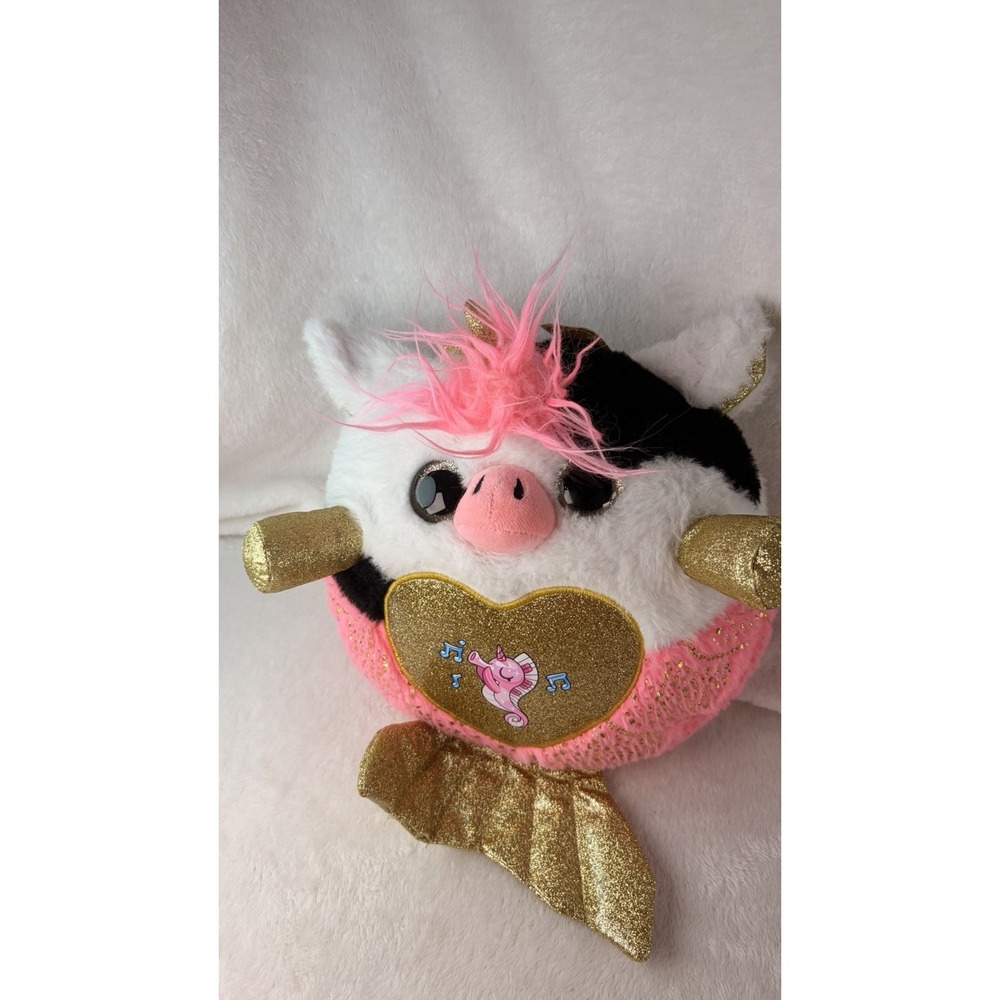 ZURU Rainbocorns Mermaidcorn Cow Collectible Cuddle Plush Stuffed Animal Toy EUC